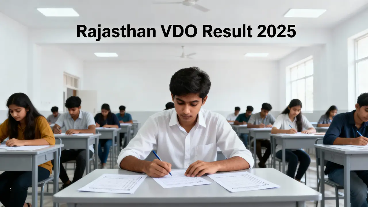 rajasthan VDO exam result 2025